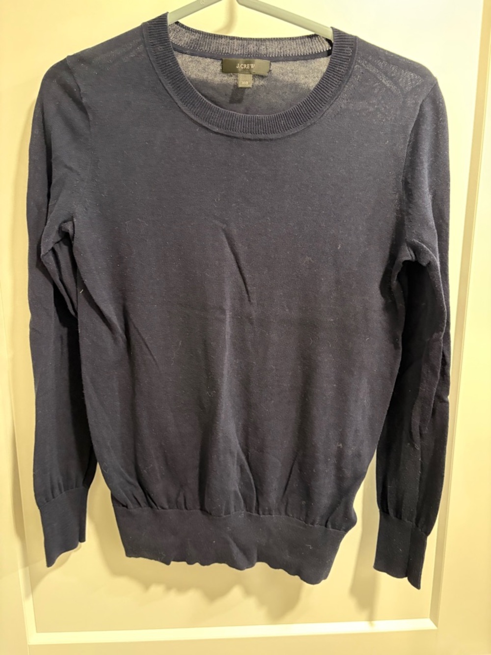 J. Crew Navy Crewneck Pullover
